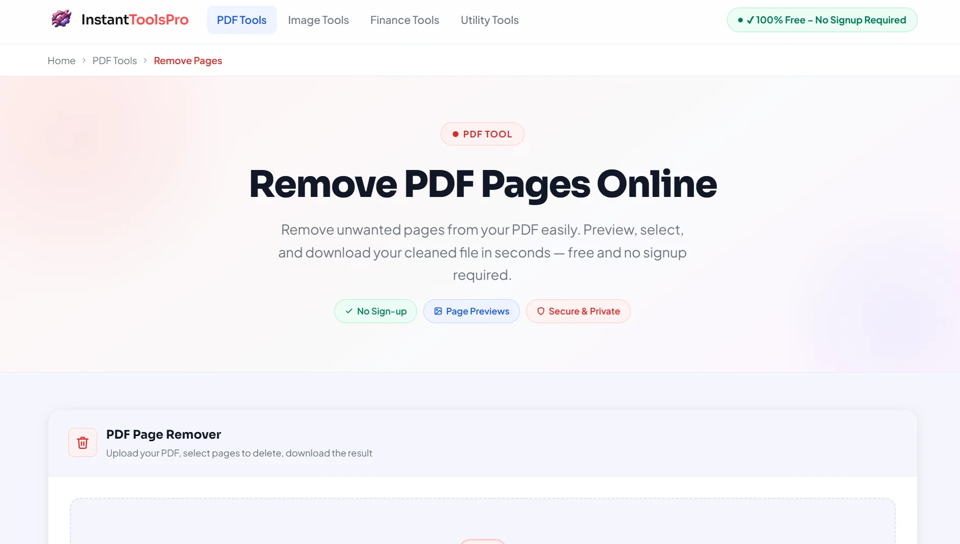 PDF Remove image